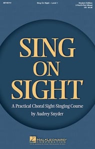 Sing on Sight 2/3-Part Singer's Edition cover